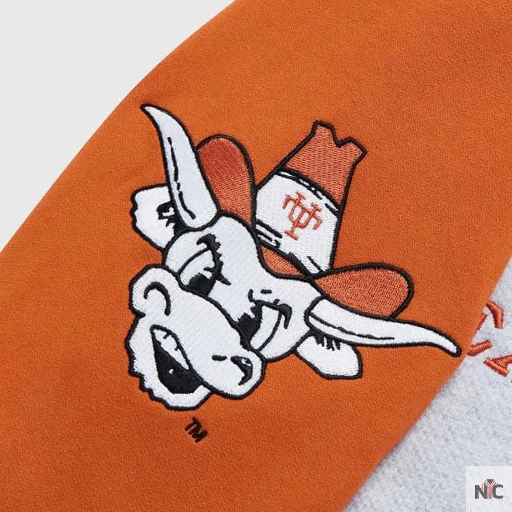 NCAA OVO Texas Longhorns Varsity Jacket NYC Jackets