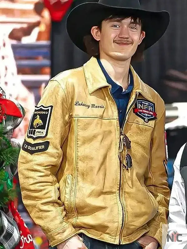NFR Las Vegas Logan Hay Leather Jacket NYC Jackets