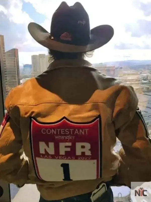 NFR Las Vegas Logan Hay Leather Jacket NYC Jackets