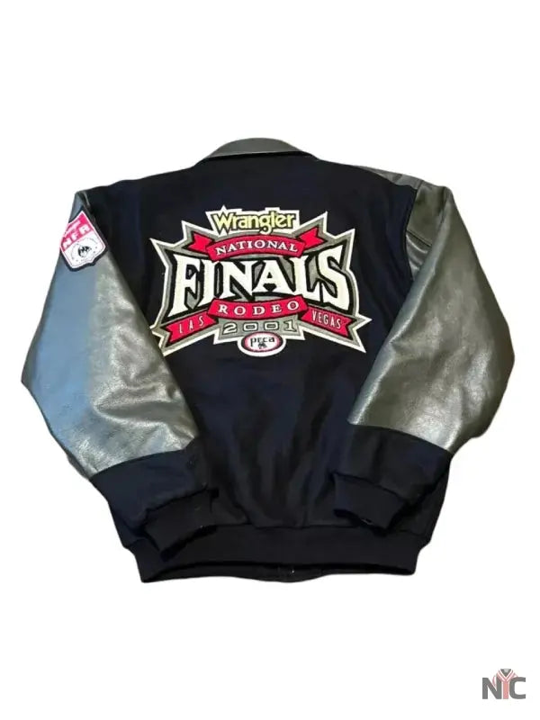 NFR Rodeo Las Vegas 2001 Vintage Wool Bomber Jacket NYC Jackets