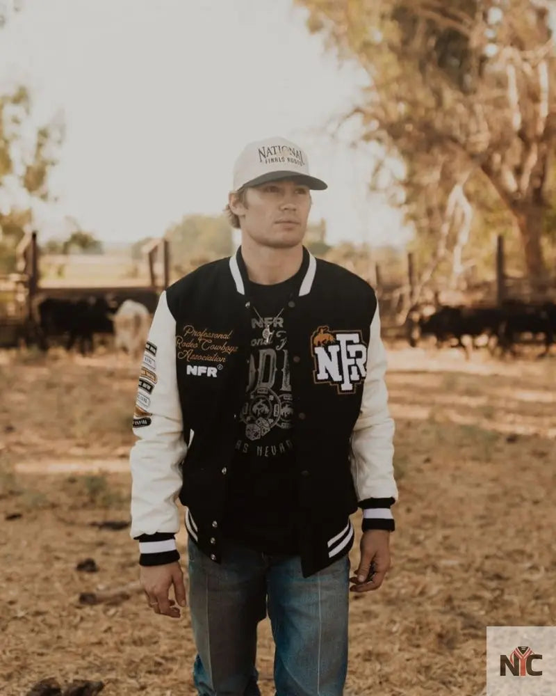 NFR Rodeo Quincy Varsity Jacket NYC Jackets