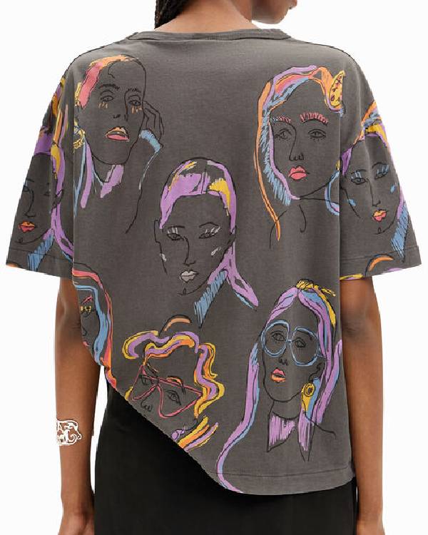NOUVEAU JOUR Nélia Keciri Print T-Shirt NYC Jackets