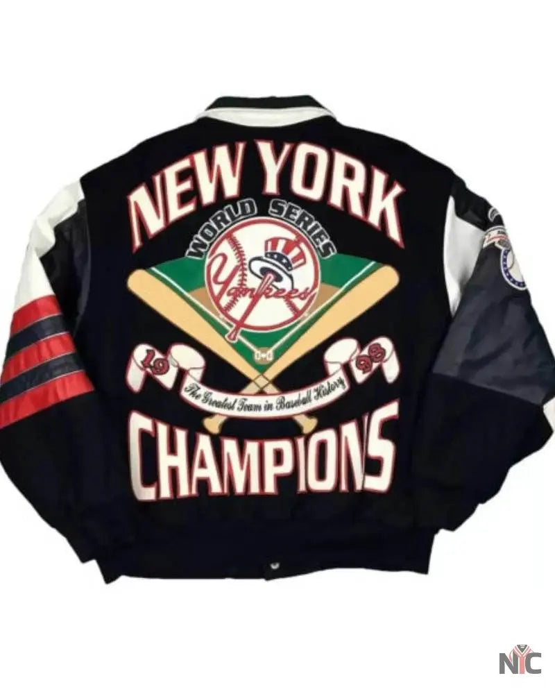 NY Yankees World Series 1998 Champions Jacket NYC Jackets
