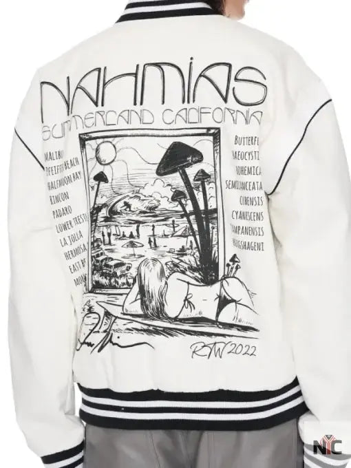 Nahmias Donovan Mitchell White Jacket NYC Jackets