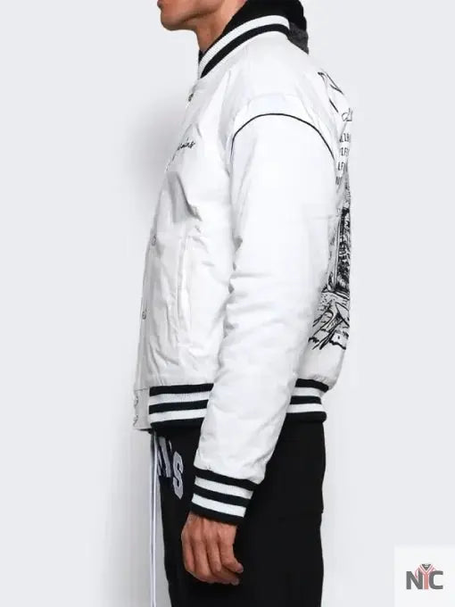 Nahmias Donovan Mitchell White Jacket NYC Jackets