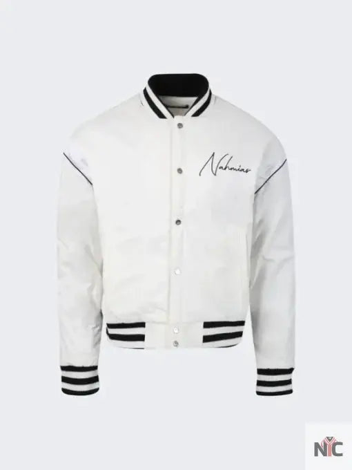 Nahmias Donovan Mitchell White Jacket NYC Jackets
