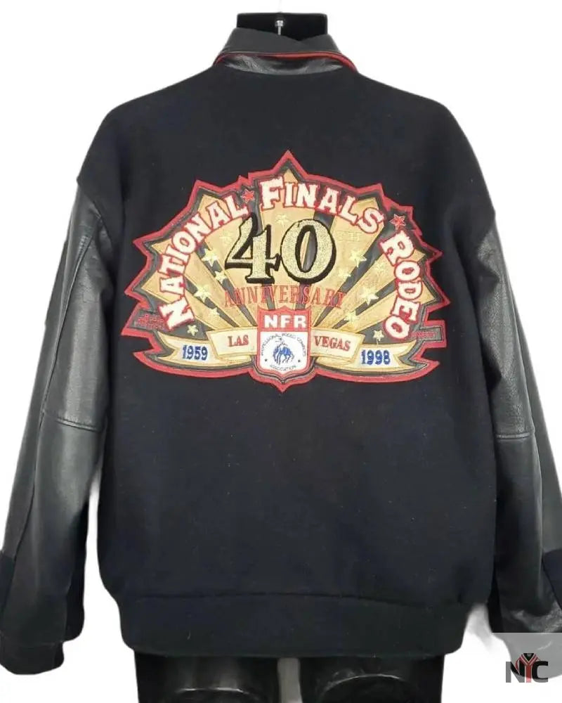 National Finals Rodeo 40th Anniversary Varsity Jacket NYC Jackets