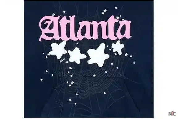 Navy Sp5der Atlanta Hoodie NYC Jackets