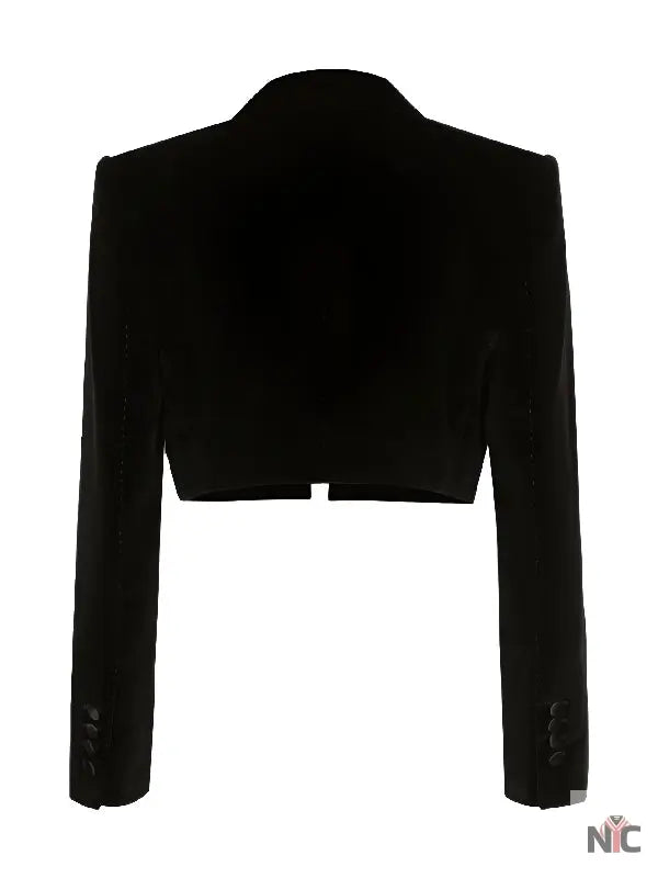 Netflix Tudum 2025 Sofia Carson Cropped Velvet Blazer NYC Jackets