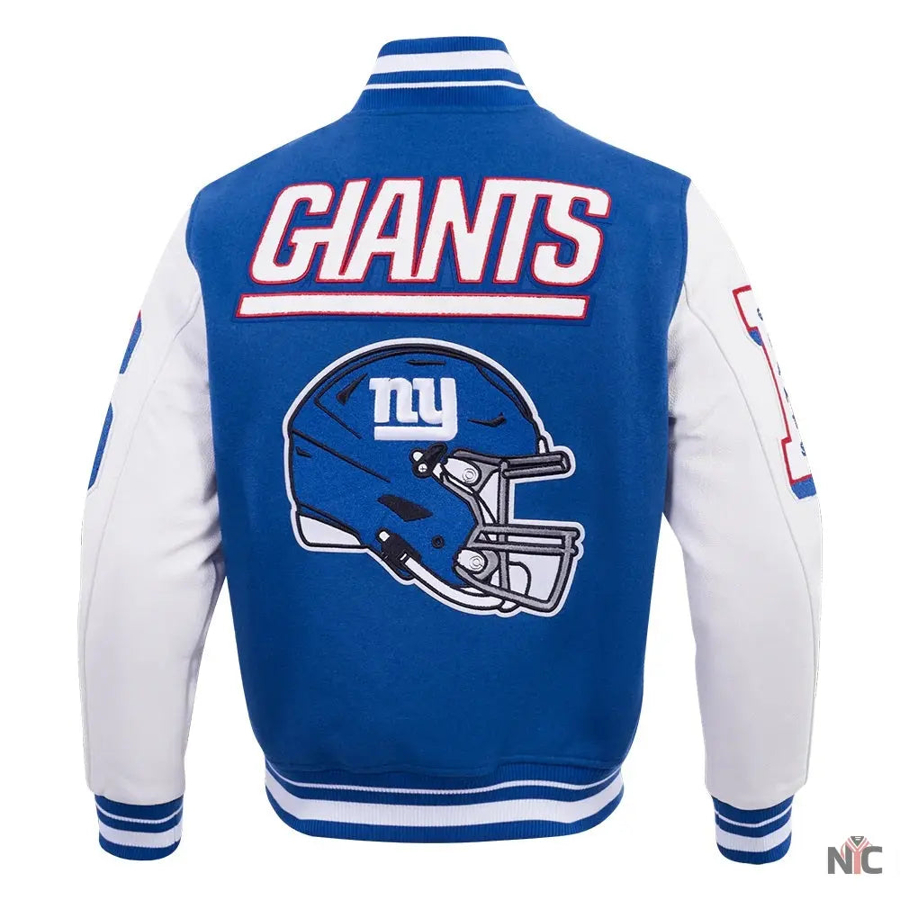 New York Giants Mashup Varsity Jacket NYC Jackets