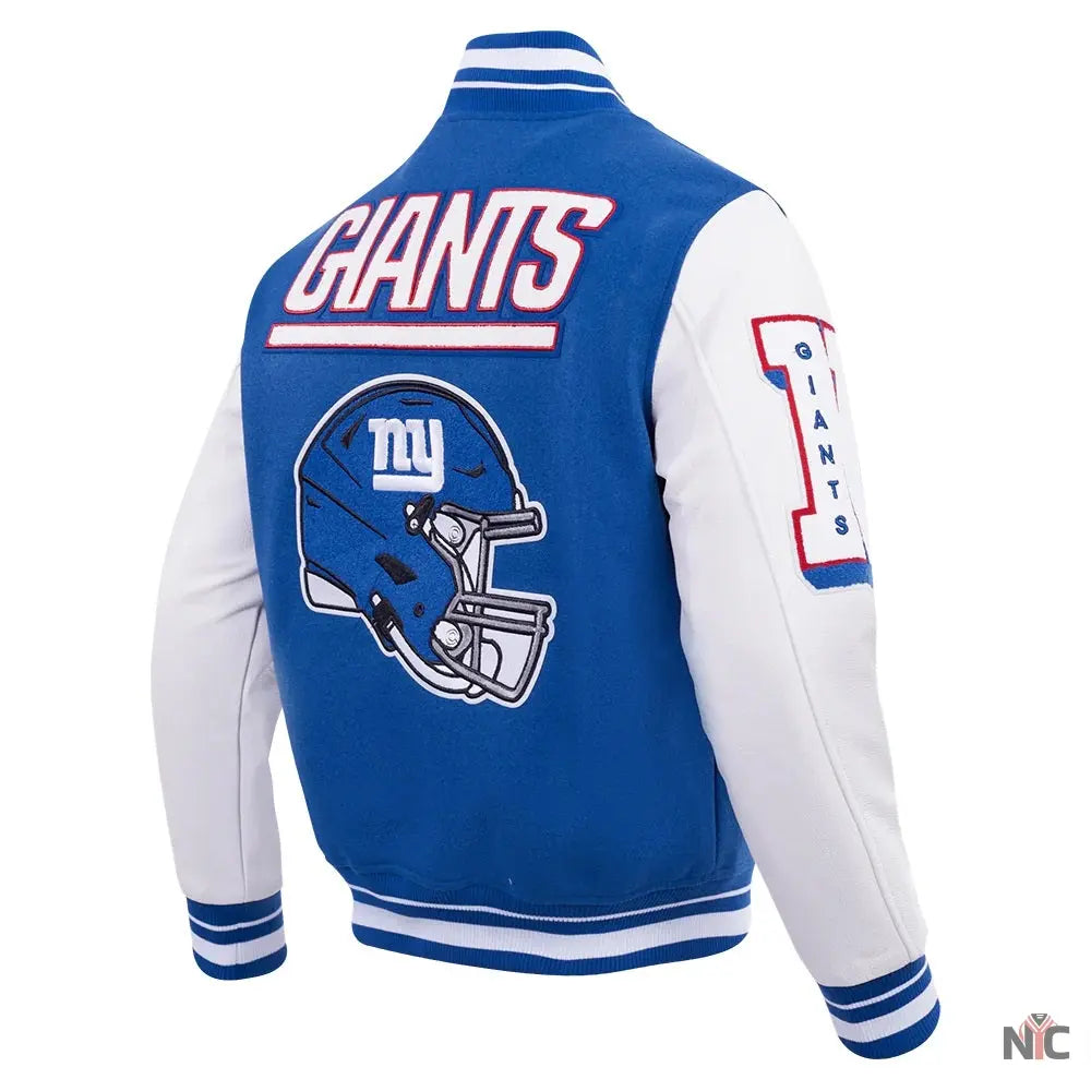 New York Giants Mashup Varsity Jacket NYC Jackets