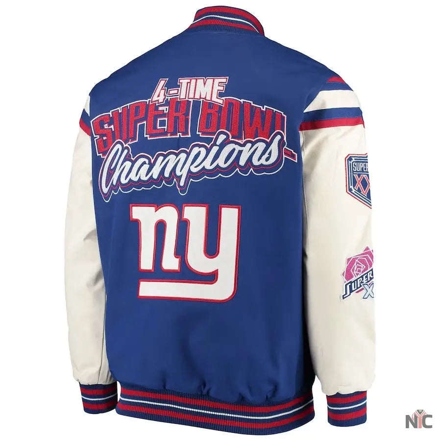 New York Giants Super Bowl Jacket NYC Jackets