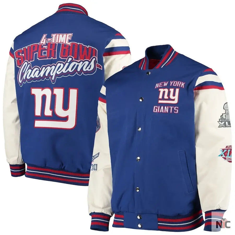 New York Giants Super Bowl Jacket NYC Jackets
