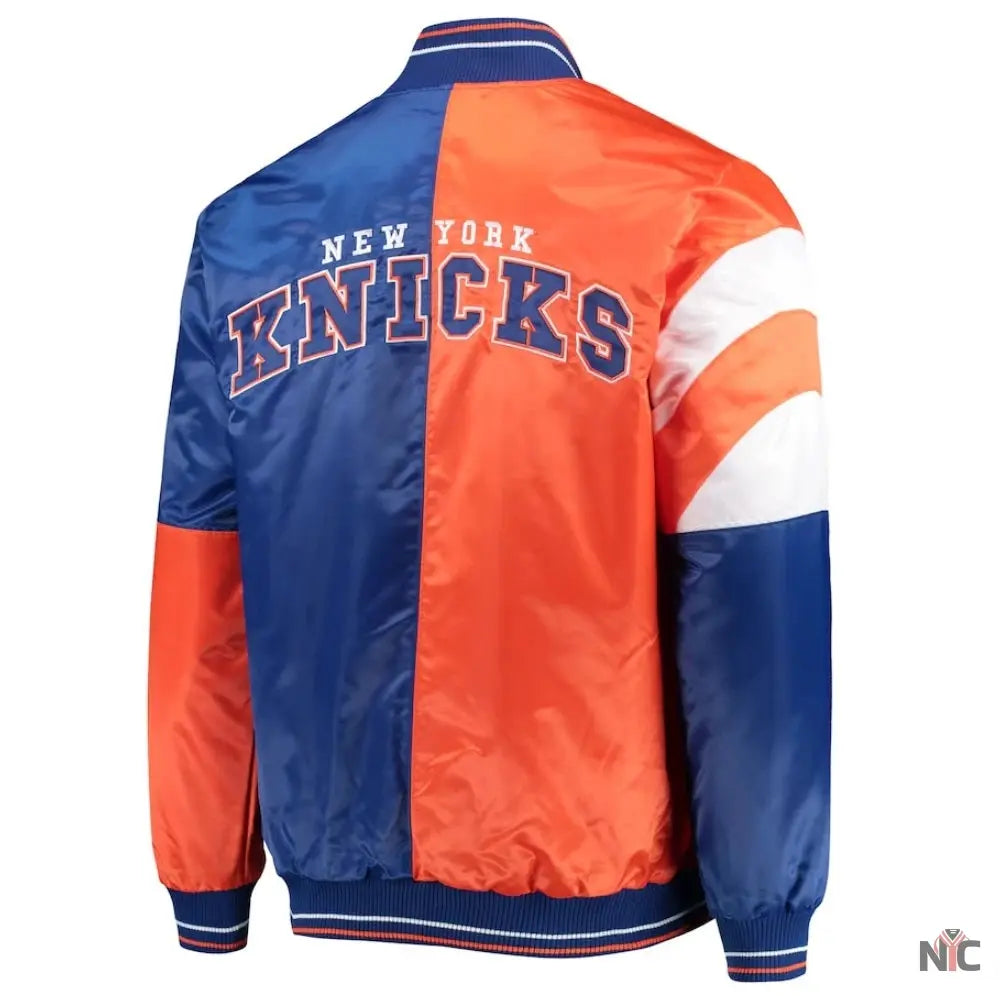 New York Knicks 75th Anniversary Leader Color Block Jacket NYC Jackets