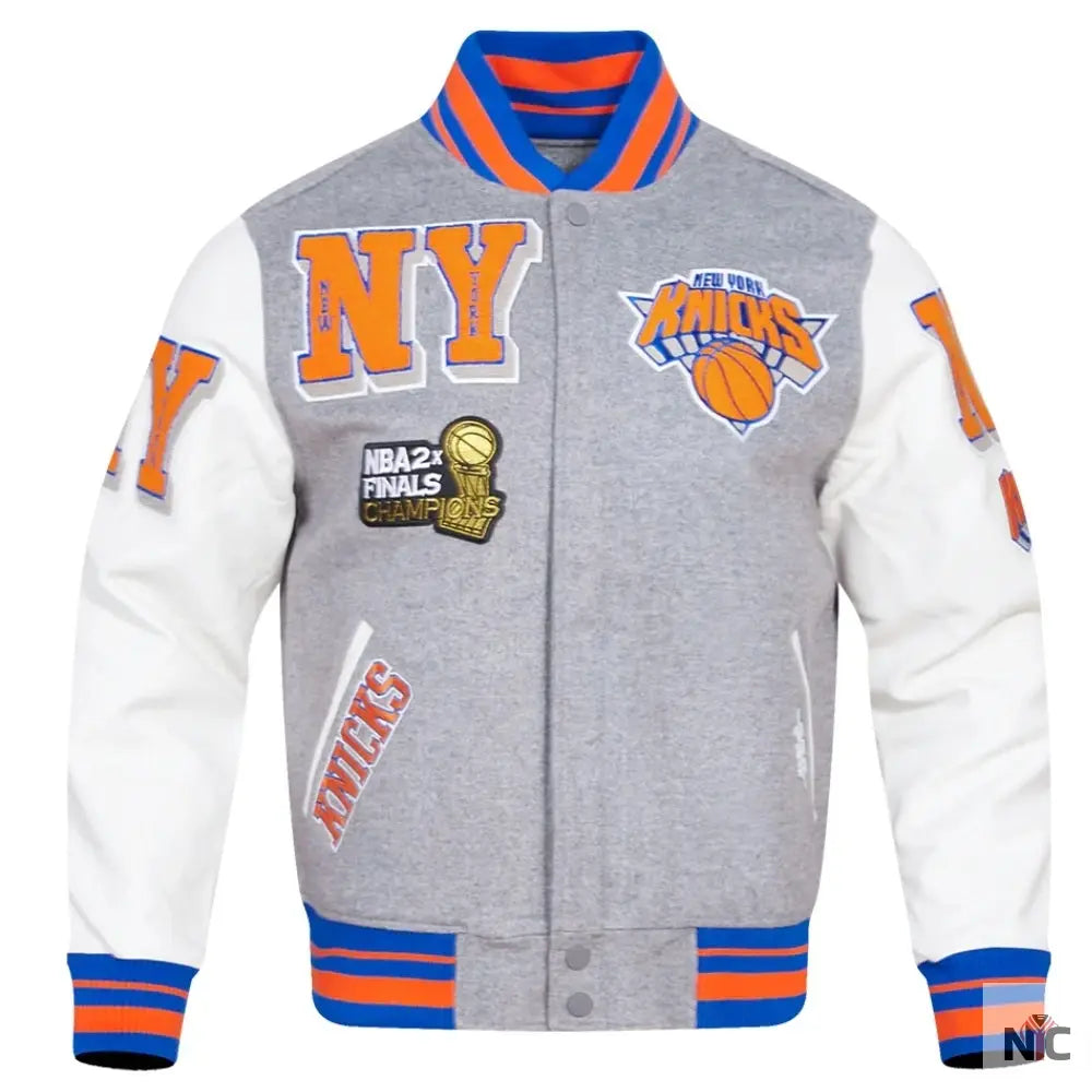 New York Knicks Mashup Varsity Jacket NYC Jackets