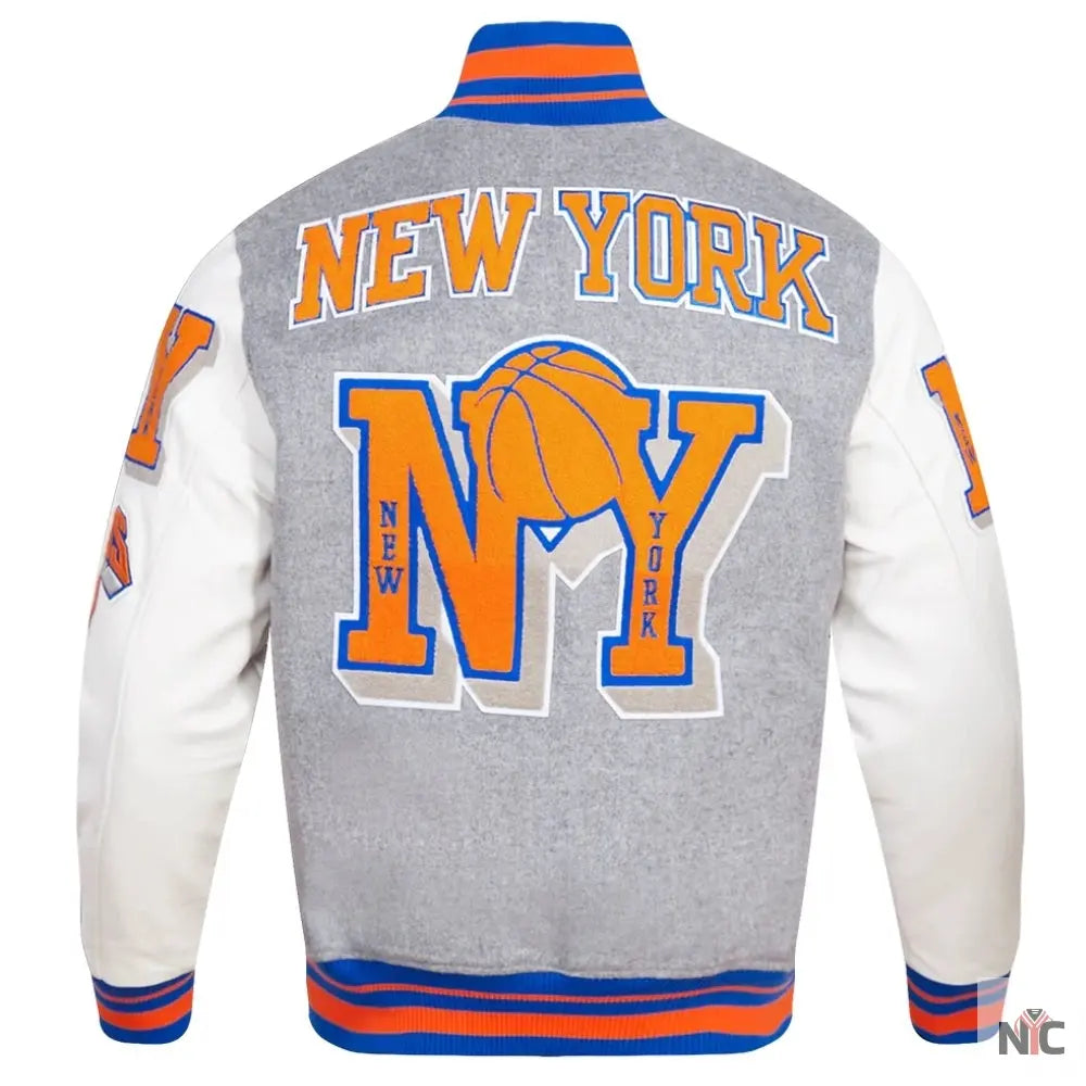 New York Knicks Mashup Varsity Jacket NYC Jackets