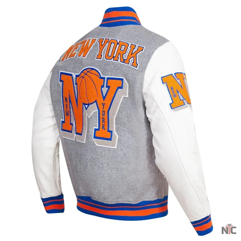 New York Knicks Mashup Varsity Jacket NYC Jackets