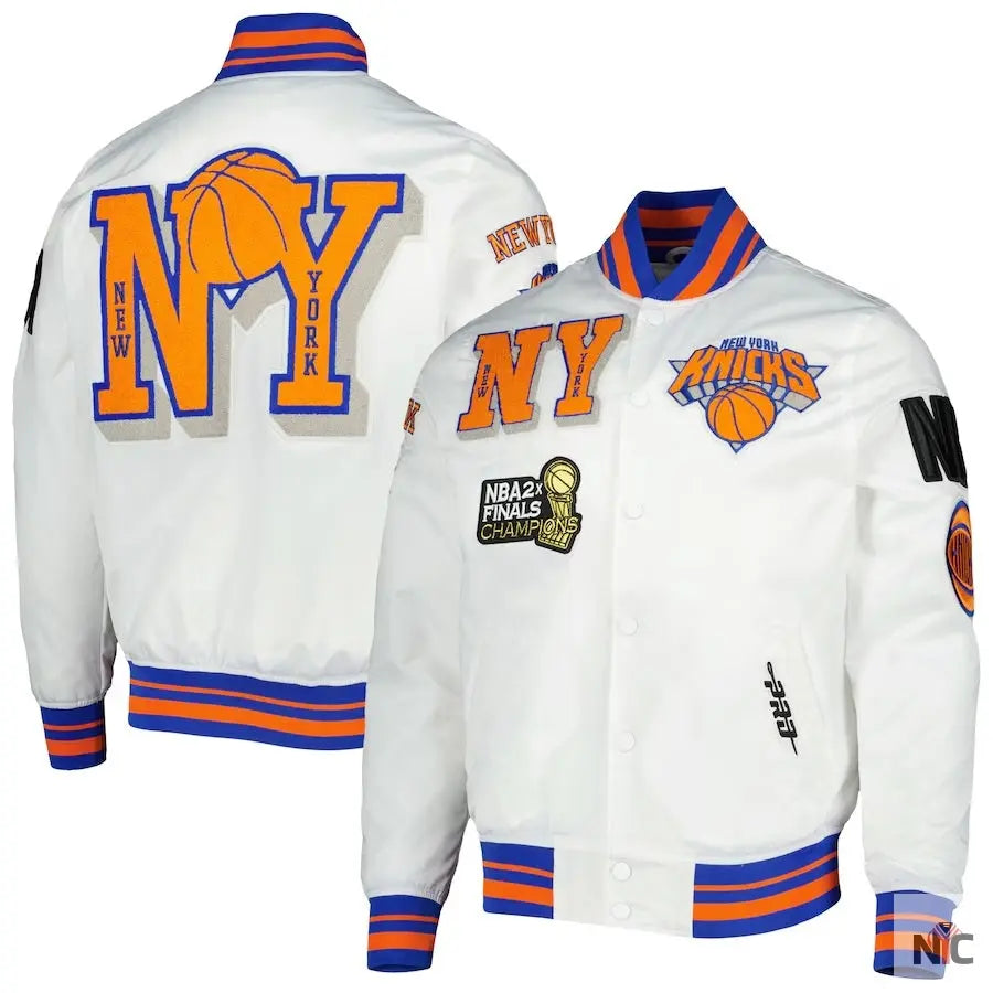 New York Knicks NBA 2X Finals Champions Jacket NYC Jackets