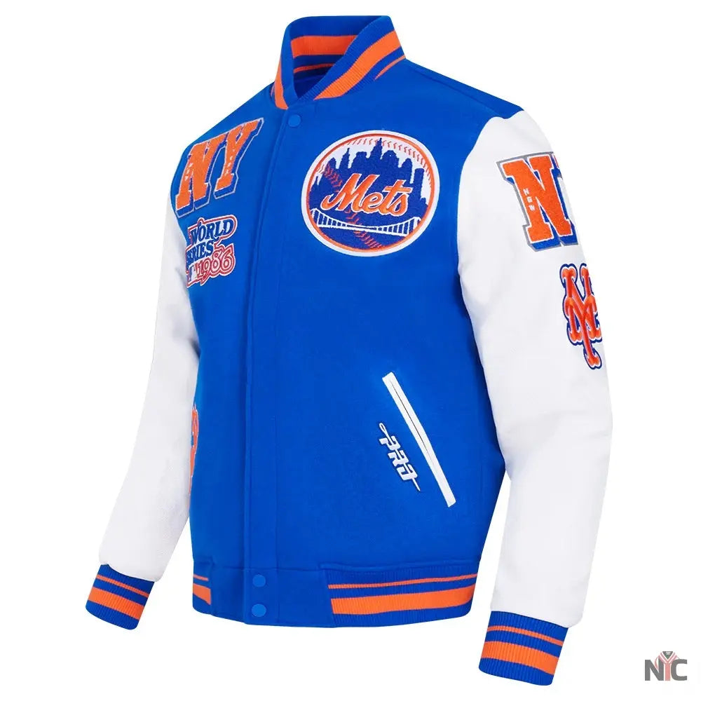New York Mets Mashup Varsity Jacket NYC Jackets