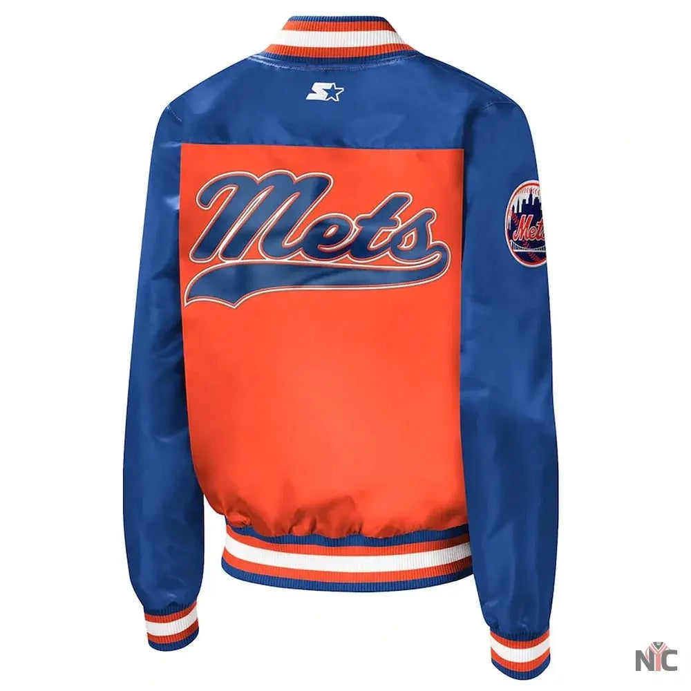 New York Mets The Legend Satin Jacket NYC Jackets
