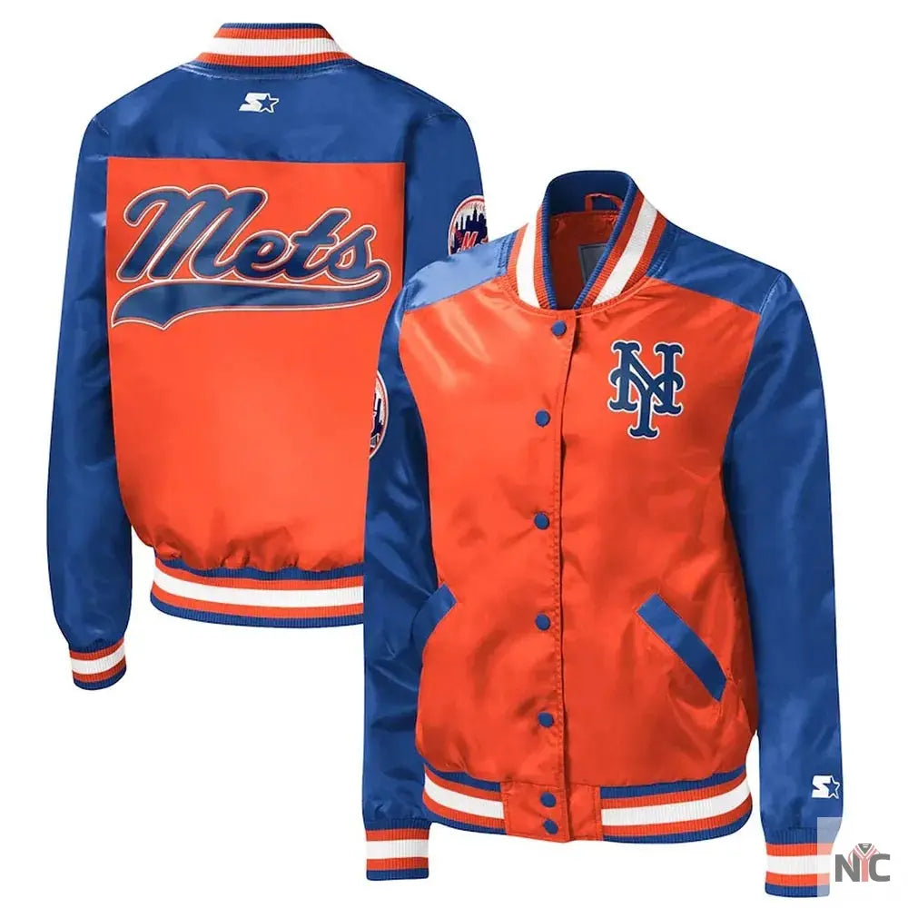 New York Mets The Legend Satin Jacket NYC Jackets