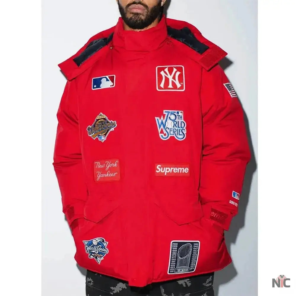 New York Yankees Down Jacket NYC Jackets