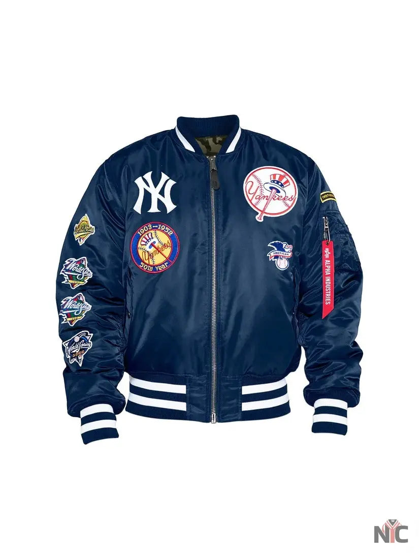 New York Yankees X Alpha X New Era MA-1 Bomber Jacket NYC Jackets