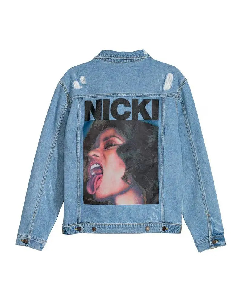 Nicki Minaj H&M Denim Jacket NYC Jackets
