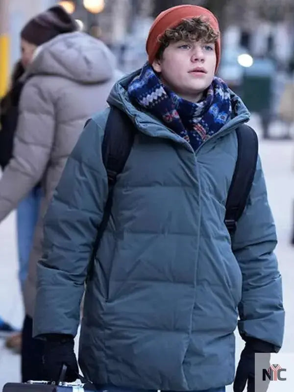 Noah Benson Law and Order SVU S26 Puffer Coat NYC Jackets