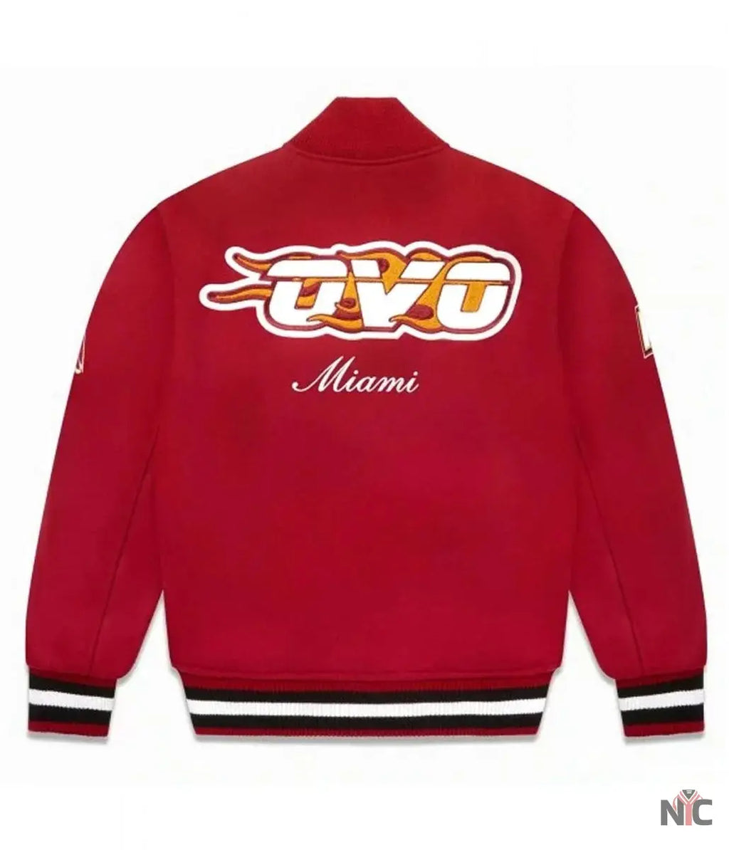 OVO Miami Heat Varsity Jacket NYC Jackets