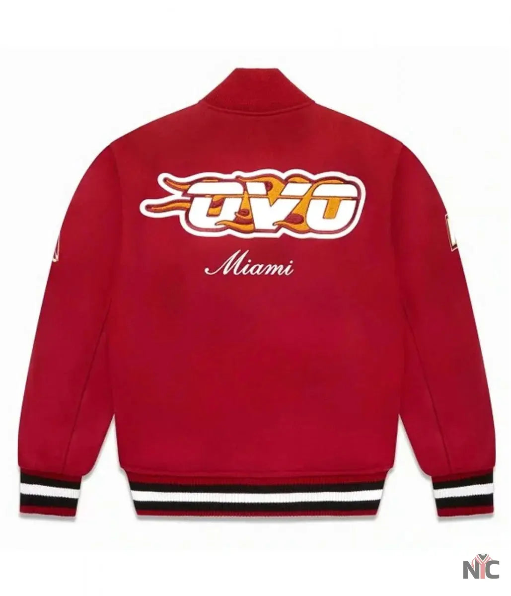 OVO Miami Heat Varsity Jacket NYC Jackets