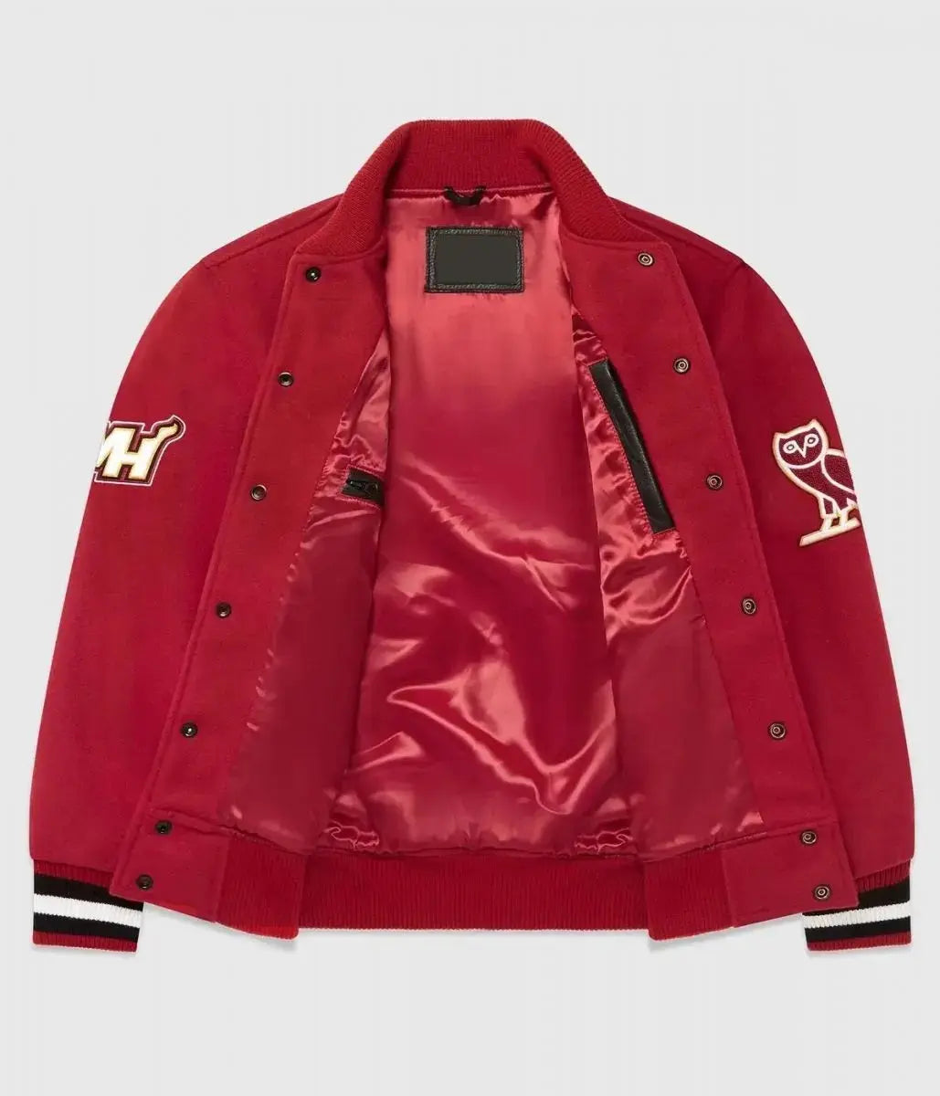 OVO Miami Heat Varsity Jacket NYC Jackets
