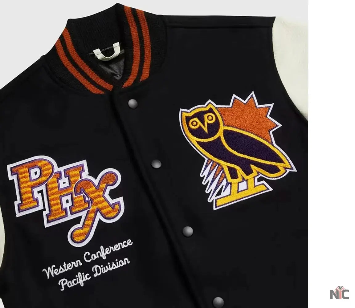 OVO Phoenix Suns Varsity Jacket NYC Jackets