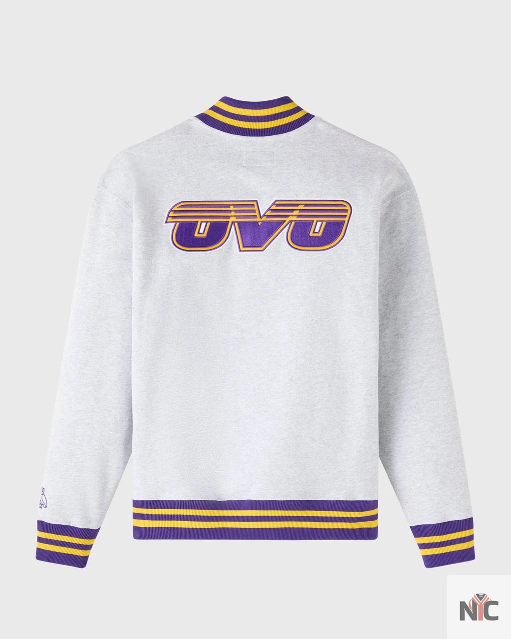 OVO X NBA Los Angeles Lakers Quarter-zip Mockneck Sweatshirt NYC Jackets