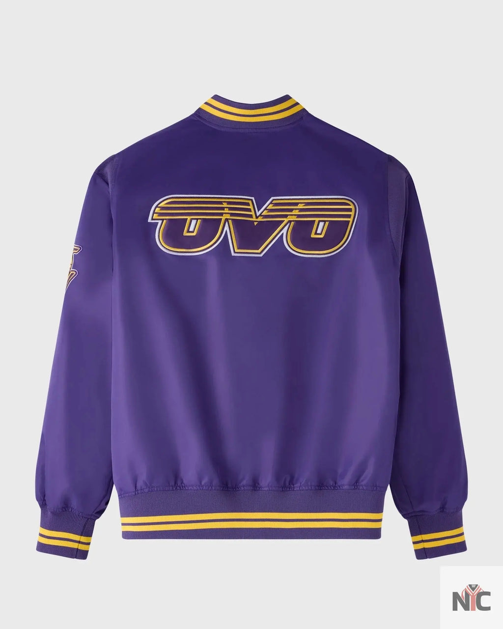 OVO X NBA Los Angeles Lakers Varsity Jacket NYC Jackets