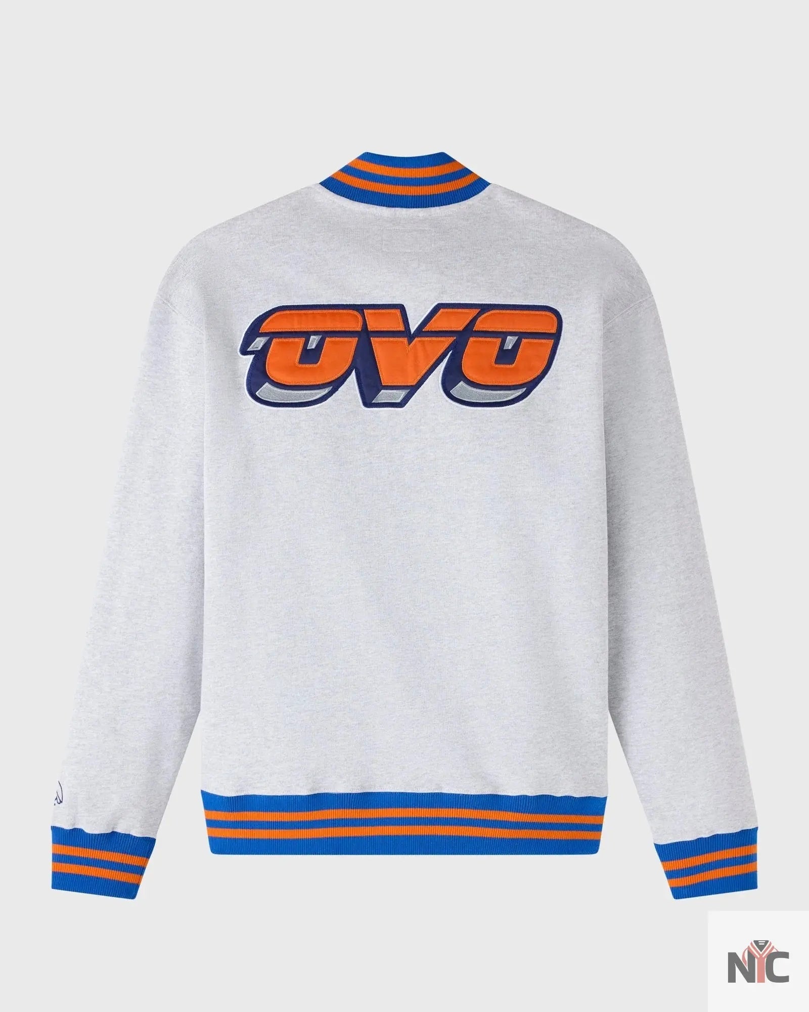 OVO X NBA New York Knicks Quarter-zip Mockneck Sweatshirt NYC Jackets