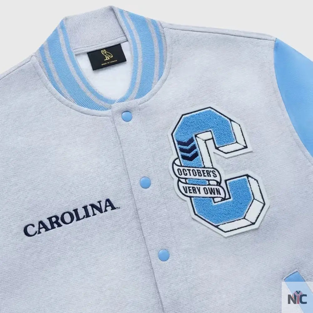OVO X NCAA Collab Drake Limited Edition North Carolina Jacket NYC Jackets