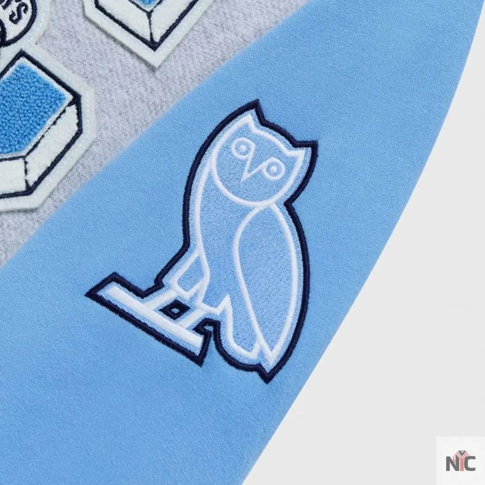OVO X NCAA Collab Drake Limited Edition North Carolina Jacket NYC Jackets