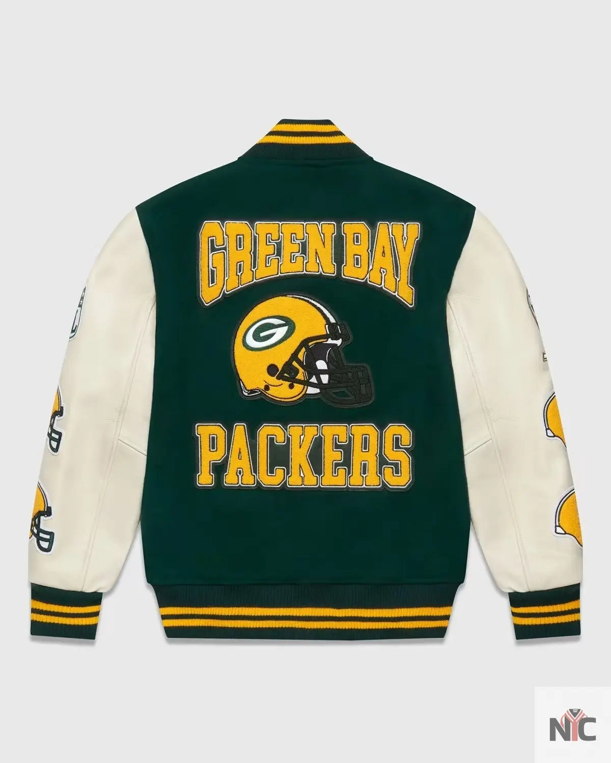 OVO X NFL Green Bay Packers Varsity Jacket NYC Jackets