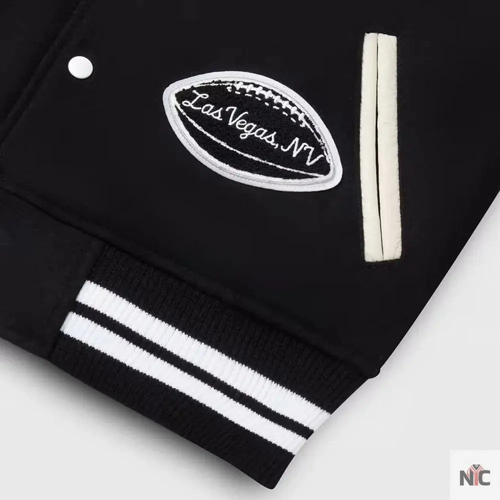 OVO X NFL Las Vegas Raiders Varsity Jacket NYC Jackets