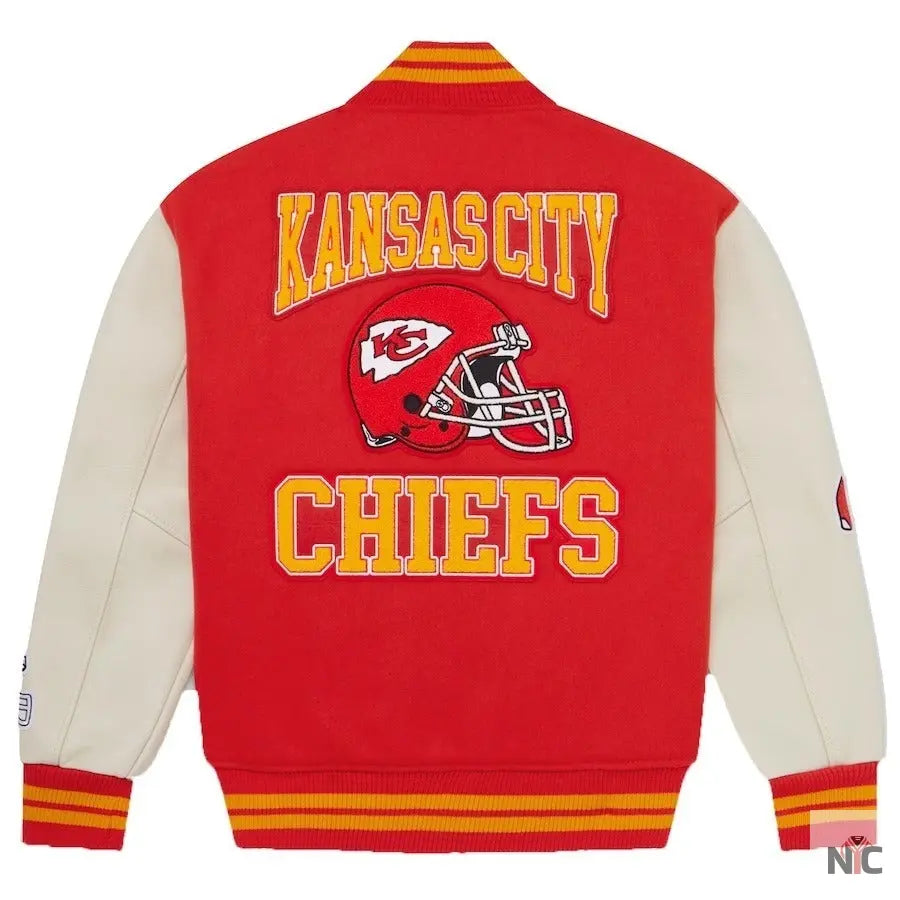 OVO x NFL Kansas City Chiefs Varsity Jacket NYC Jackets