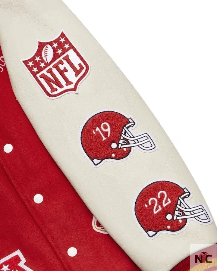 OVO x NFL Kansas City Chiefs Varsity Jacket NYC Jackets
