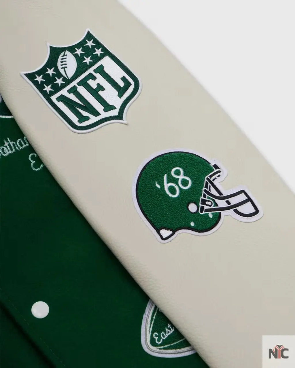 OVO x NFL New York Jets Varsity Jacket NYC Jackets