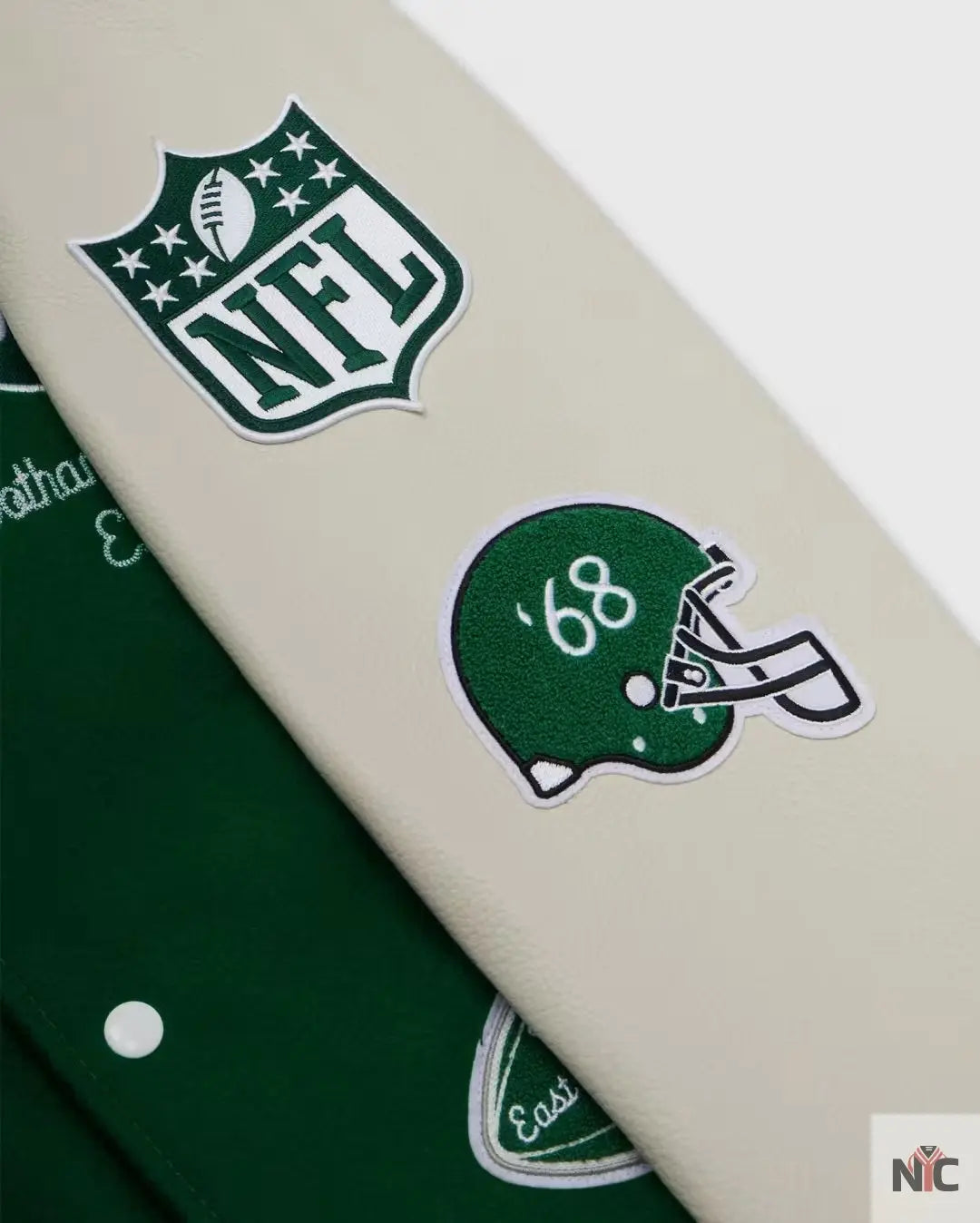 OVO x NFL New York Jets Varsity Jacket NYC Jackets