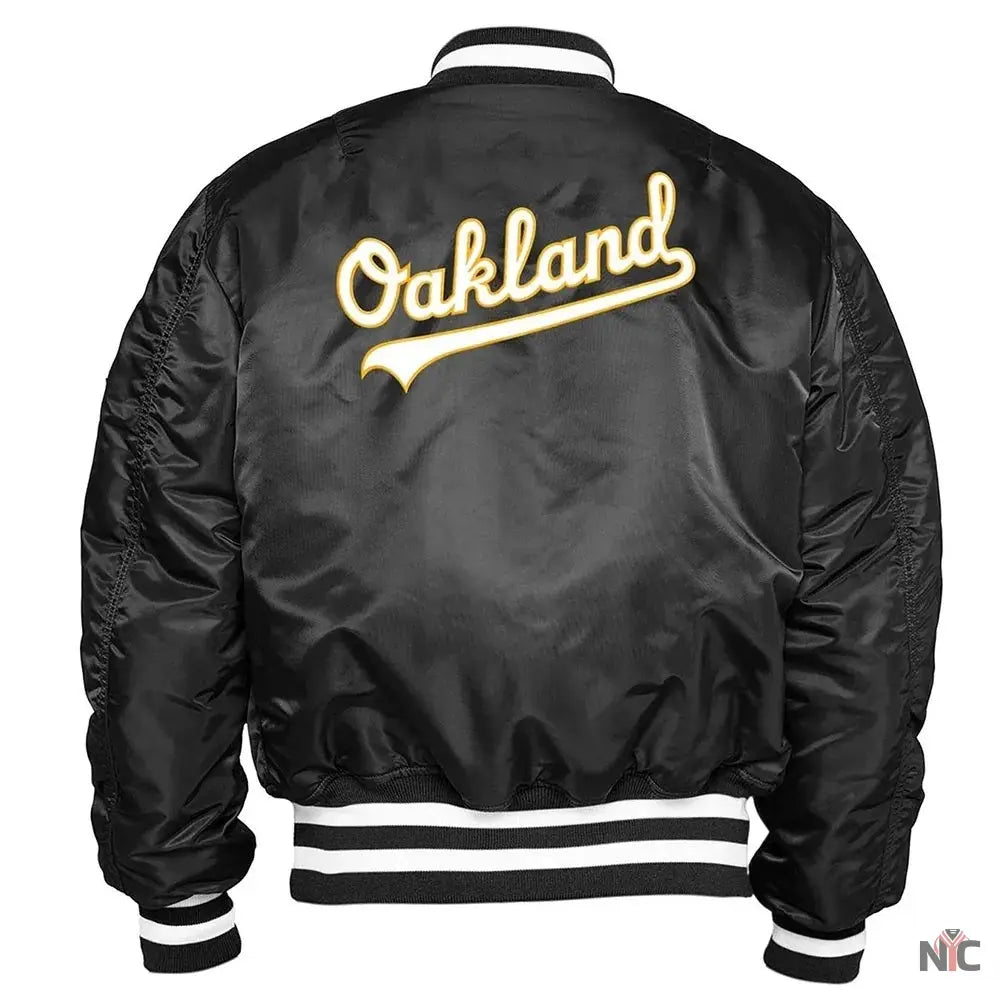 Oakland Athletics Bomber MA-1 Jacket NYC Jackets