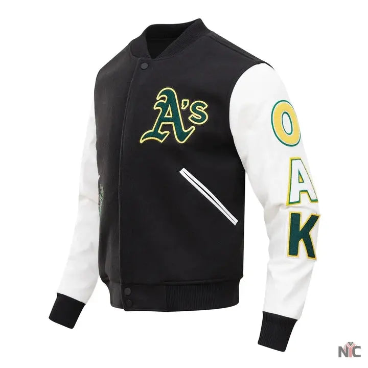 Oakland Athletics Classic Wool Varsity Jacket NYC Jackets