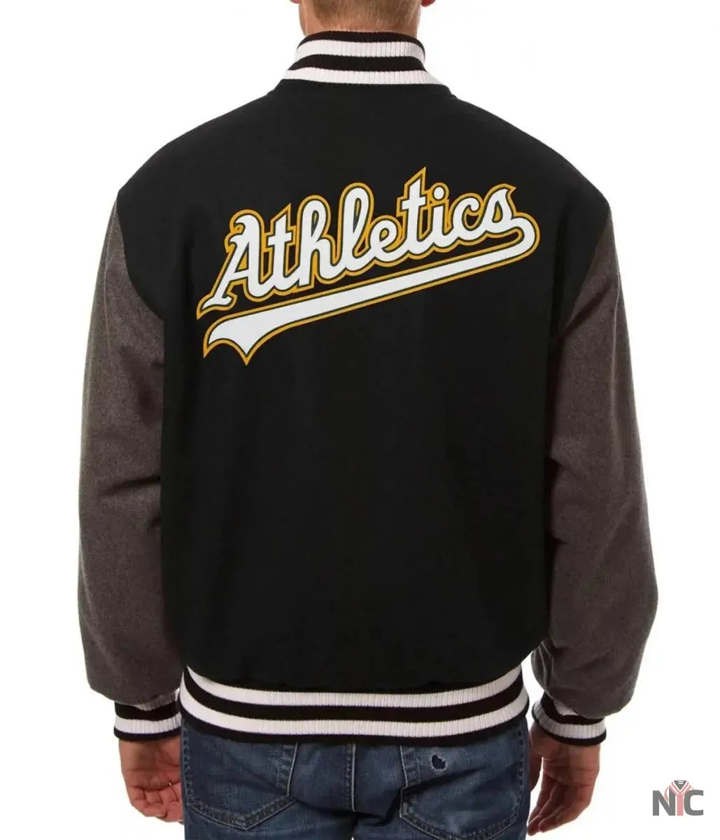 Oakland Athletics Letterman Wool Jacket NYC Jackets