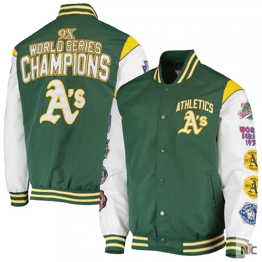 Oakland Athletics World series Champions Jacket NYC Jackets