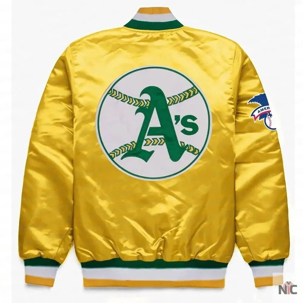 Oakland Athletics Yellow Jacket NYC Jackets