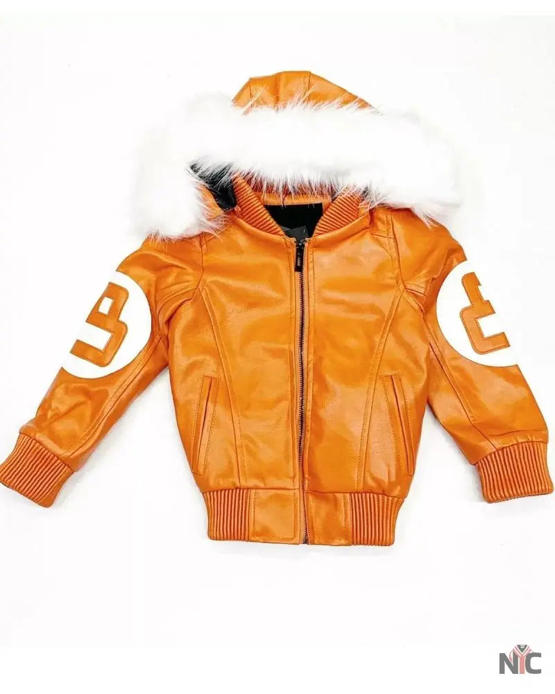 Orange 8 Ball Robert Phillipe Jacket NYC Jackets